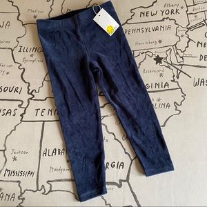 NWT mini Boden velour leggings